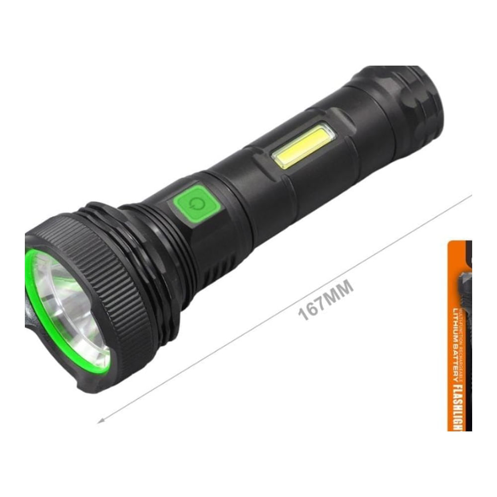 BOSSNEY Linterna LED de Alta Potencia 1200mAh BS-L3332