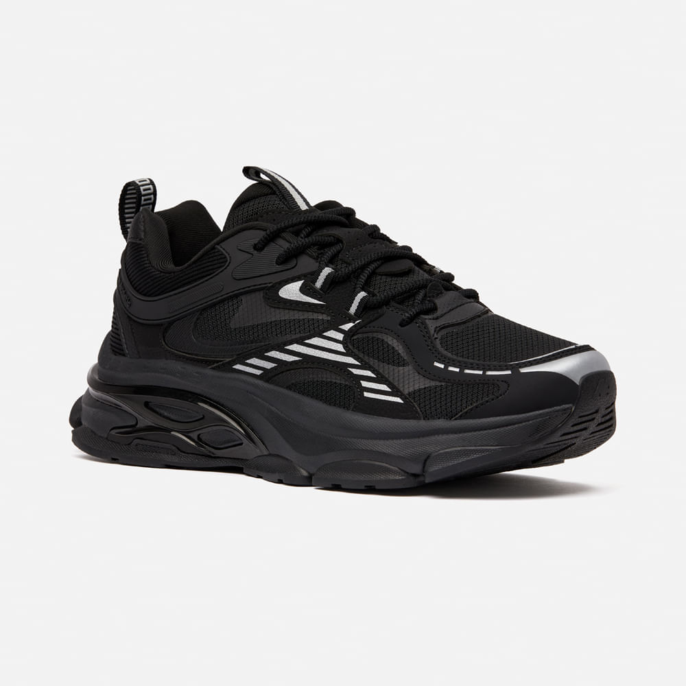 Zapatilla New Athletic Lifestyle NeoFlex 211-0226 para Hombre 42 Negro