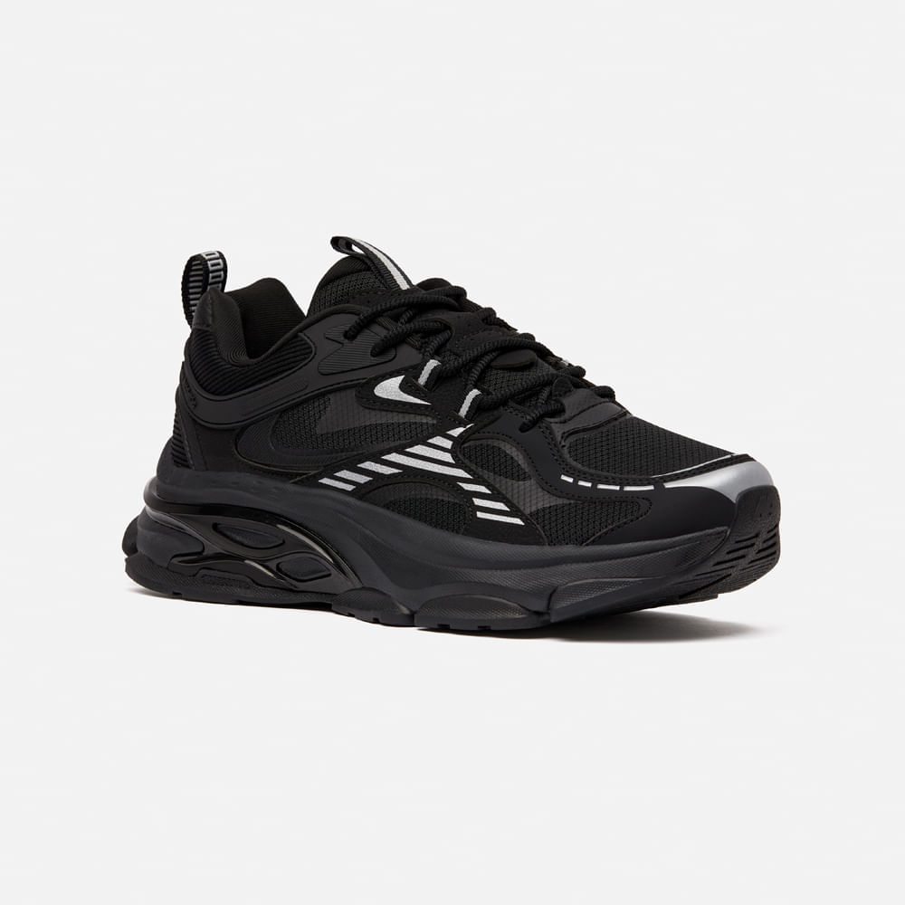 Zapatilla New Athletic Lifestyle NeoFlex 211-0226 para Mujer 38 Negro