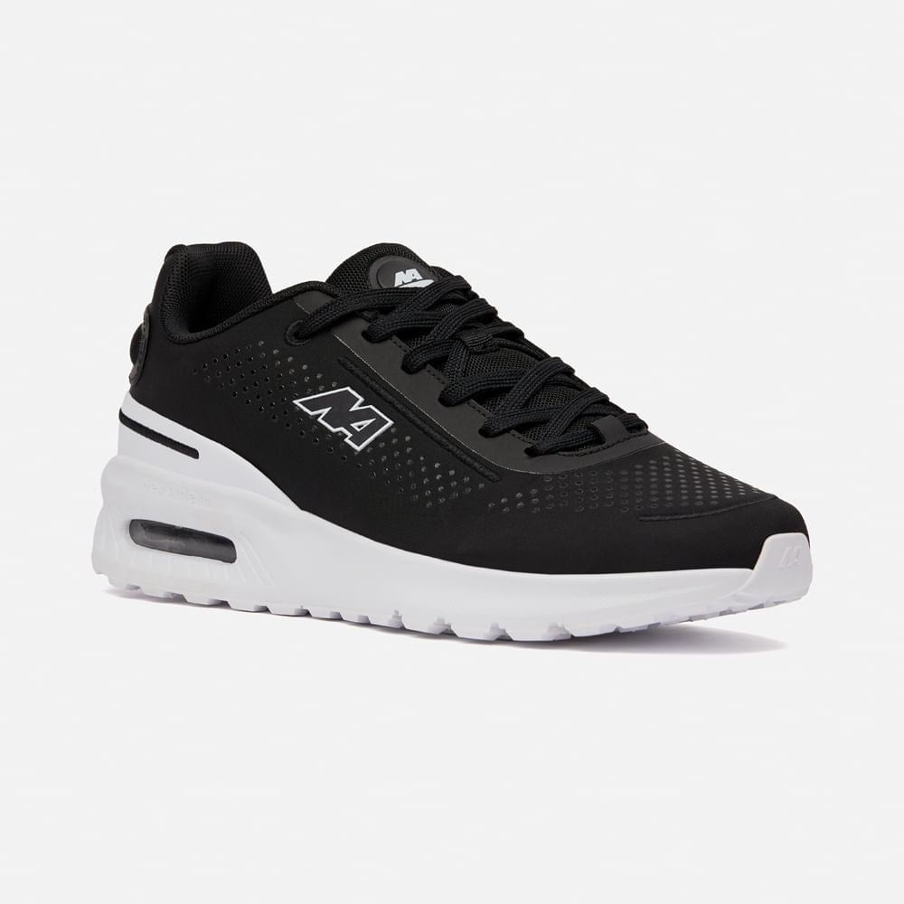 Zapatilla New Athletic Lifestyle SoftWind 227-0201 para Hombre 44 Negro