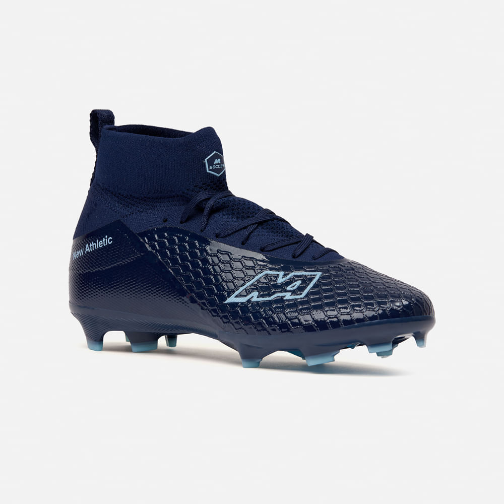 Zapatilla New Athletic Fútbol Power Fly 174-1114 Juvenil 38 Índigo