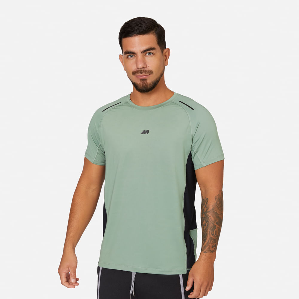 Ropa Deportiva New Athletic Polo MC Amareto 197-1010 para Hombre 0L Verde