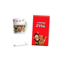 Pack de regalo Klads Contigo Perú - Libreta. taza y block de notas