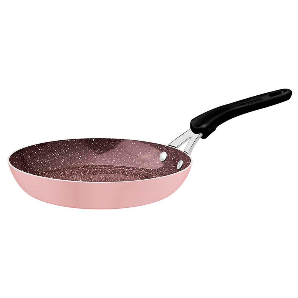 Sartén TRAMONTINA 24Cm Rosa Tunis Cerámica