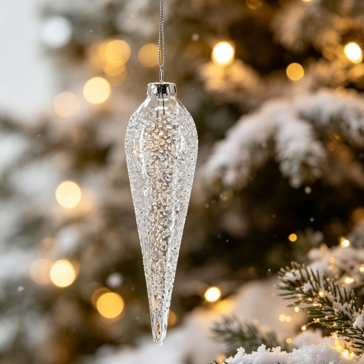 Adorno Árbol Icicle 19.5 Cm