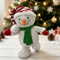 Peluche Hombre De Nieve Musical