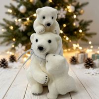 Oso Con Hijos 35 Cm