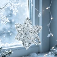 Adorno Árbol Snowflake Niveles 11 Cm