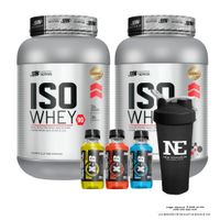 COMBO UNIVERSE NUTRITION - 2 ISO WHEY 90 1KG. VAINILLA Y SHAKER