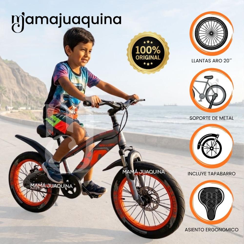 Bicicleta para Niño Aro 20 RACER X Edición Exclusiva Orange