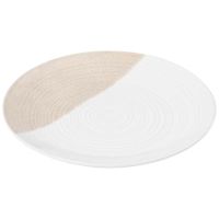 Plato Entrada DECO HOME Beige Cerámica Arena