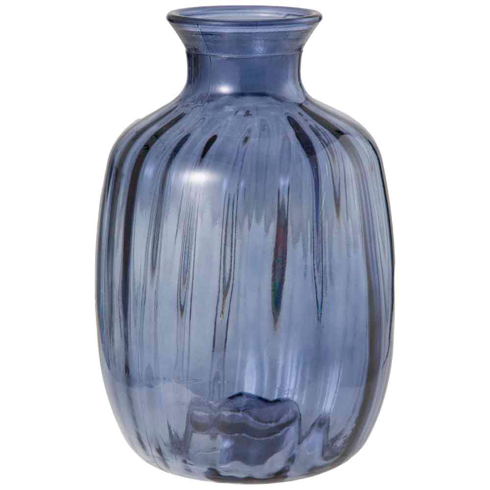 Jarrón DECO HOME Florero Azul Acuarela