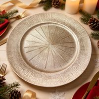 Plato De Sitio Estrella Champagne 33Cm