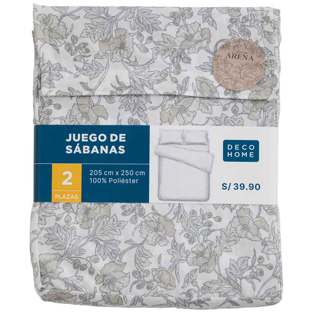Juego de Sábanas DECO HOME Arena 2 Plazas