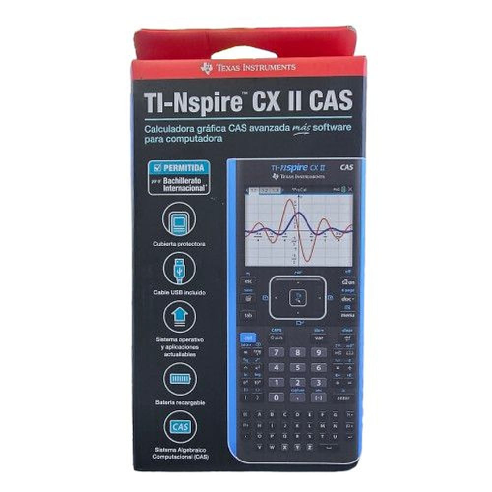 Calculadora Texas Instruments TI-Nspire CX II CAS Azul
