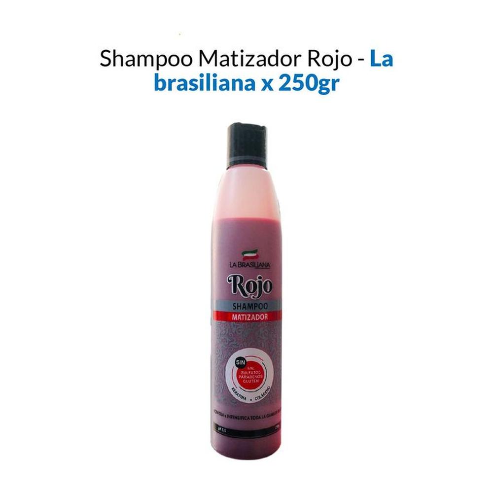 Shampoo Matizador Rojo - La Brasiliana 250gr