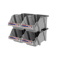Juego De 4 Contenedores 14'' Almacenamiento Wadfow - Wtb0605