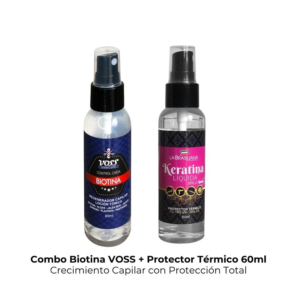 Combo Biotina Voss Con Protector Térmico 60Ml