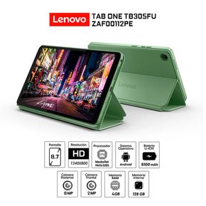 Lenovo Tab One 8.7 128GB Verde