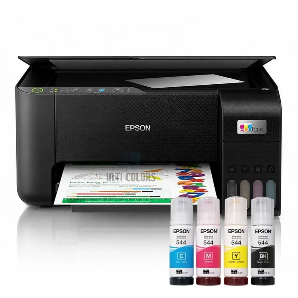 Impresora Epson EcoTank L3250 Multifuncional WiFi USB Color 3 en 1 Tinta Continua Negro
