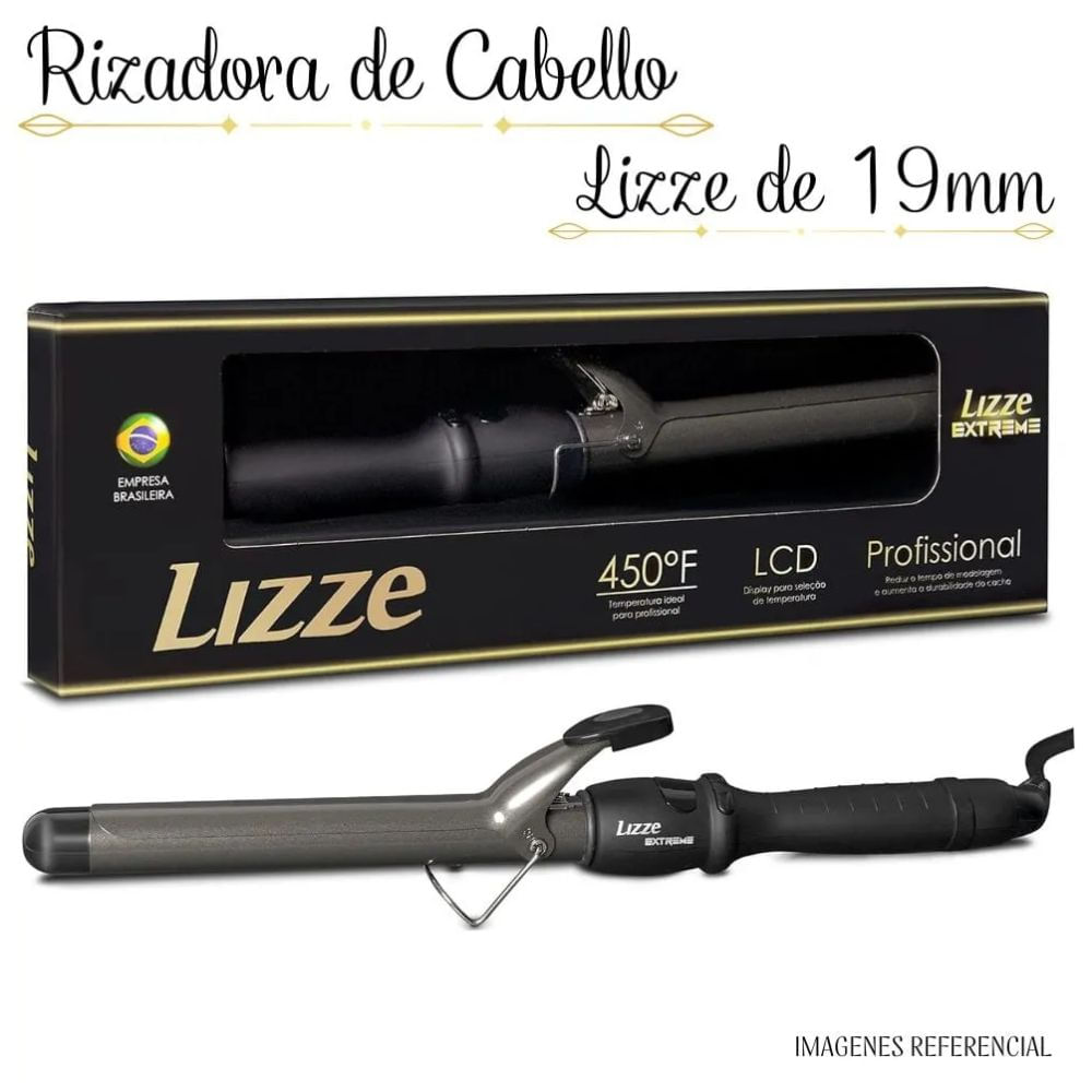Rizadora de cabello Lizze Extreme - 19mm