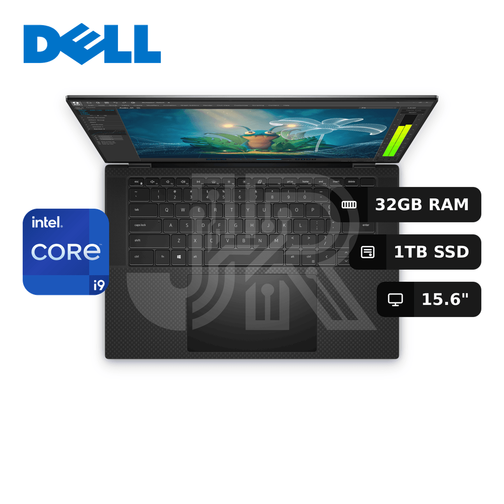 REACONDICIONADO Laptop Dell Precision 5570 Core I9-12900H 32GB 1TB SSD A2000 15.6"