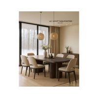 JUEGO DE COMEDOR 6 SILLAS VELMOR BEIGE