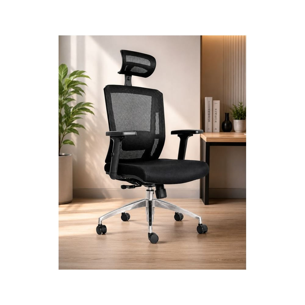 SILLA PRESENCIAL AERION Negro