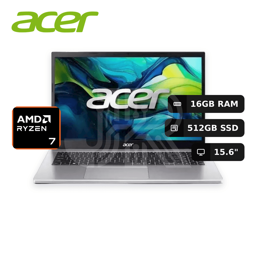 Laptop Acer Aspire Go 15 AG15-42P-R917 Ryzen 7-7730U 16GB 512GB SSD 15.6"