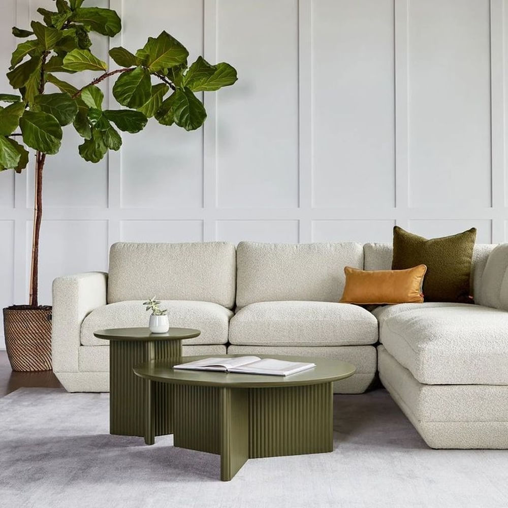 MESA DE CENTRO RENATA VERDE Beige