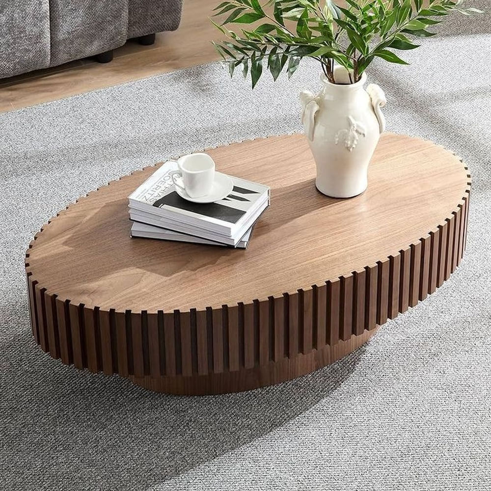 MESA DE CENTRO KEANE NOGAL Marrón