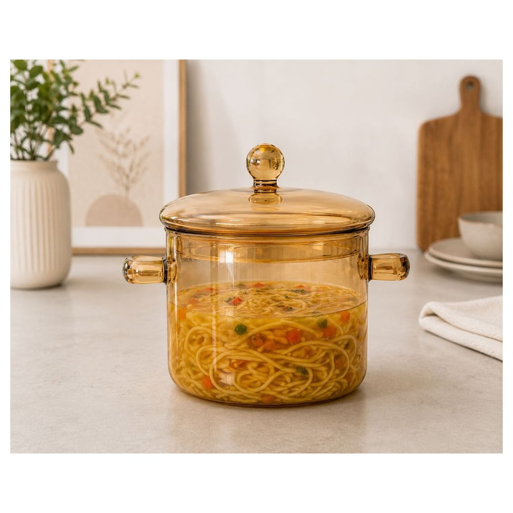 OLLA DORADA DE VIDRIO 1.5 LITROS Oro