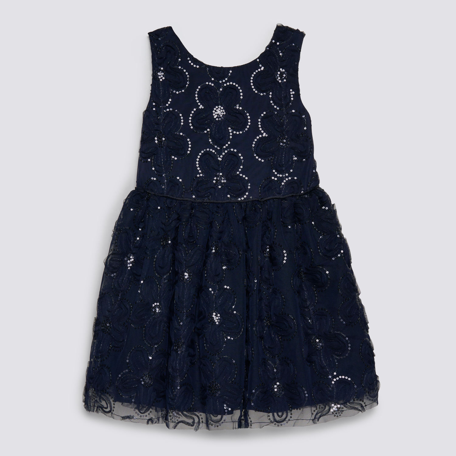 Vestido Manga Corta Niña Fiesta Gaby Circus Azul Talla 8