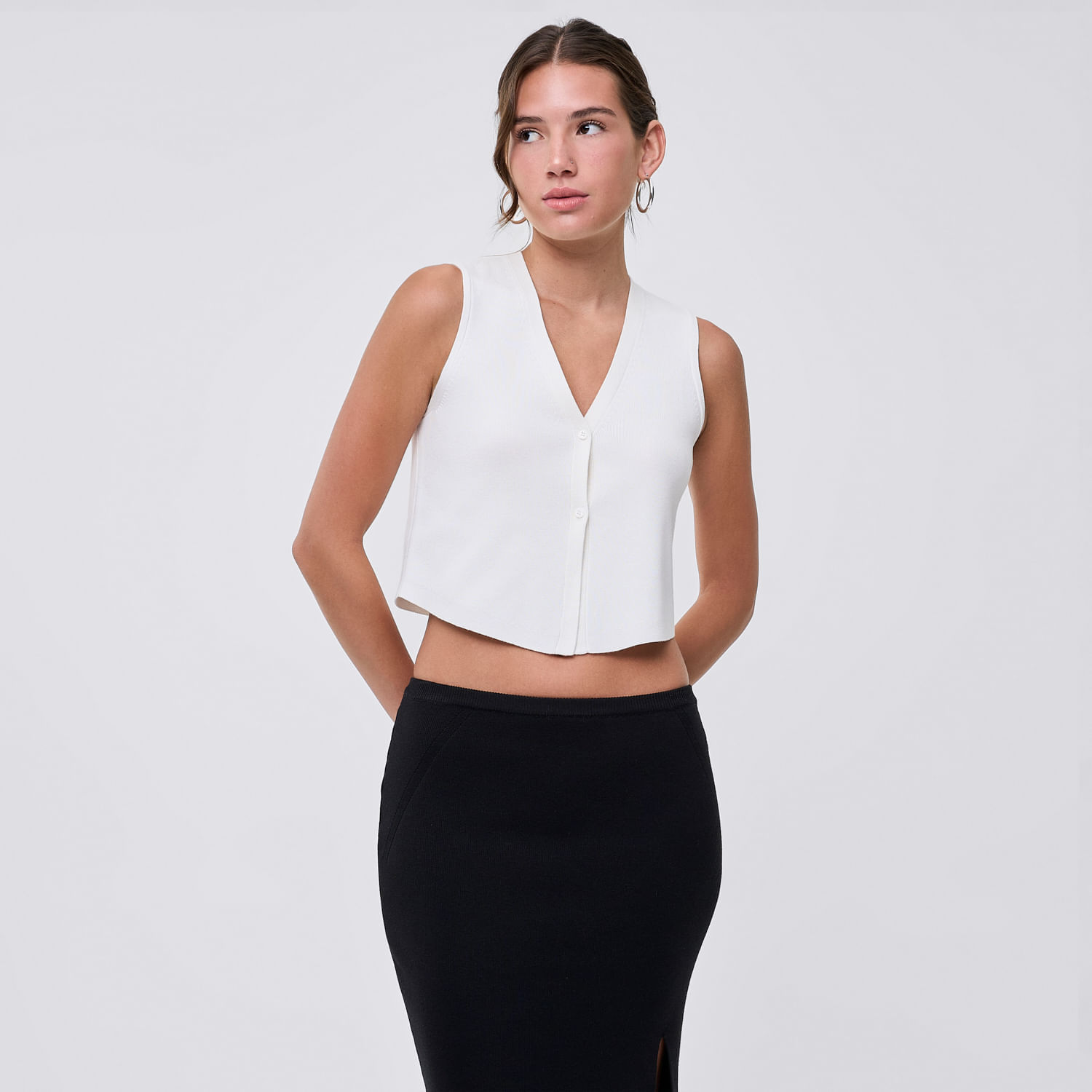 Chompa Hilo Mujer Best Hypnotic Blanco M