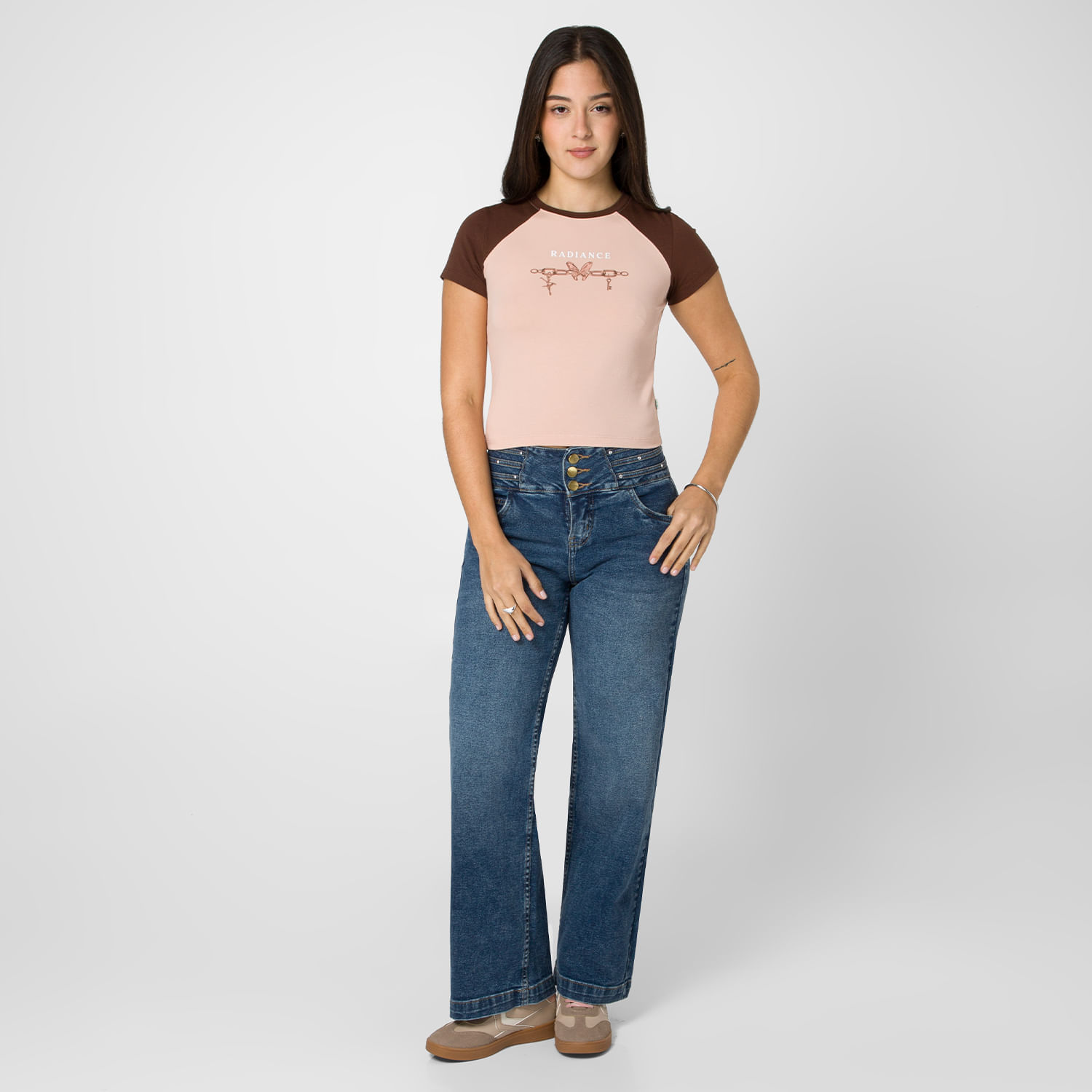 Jean Mujer Nhayan Squeeze Wide Leg Azul 32