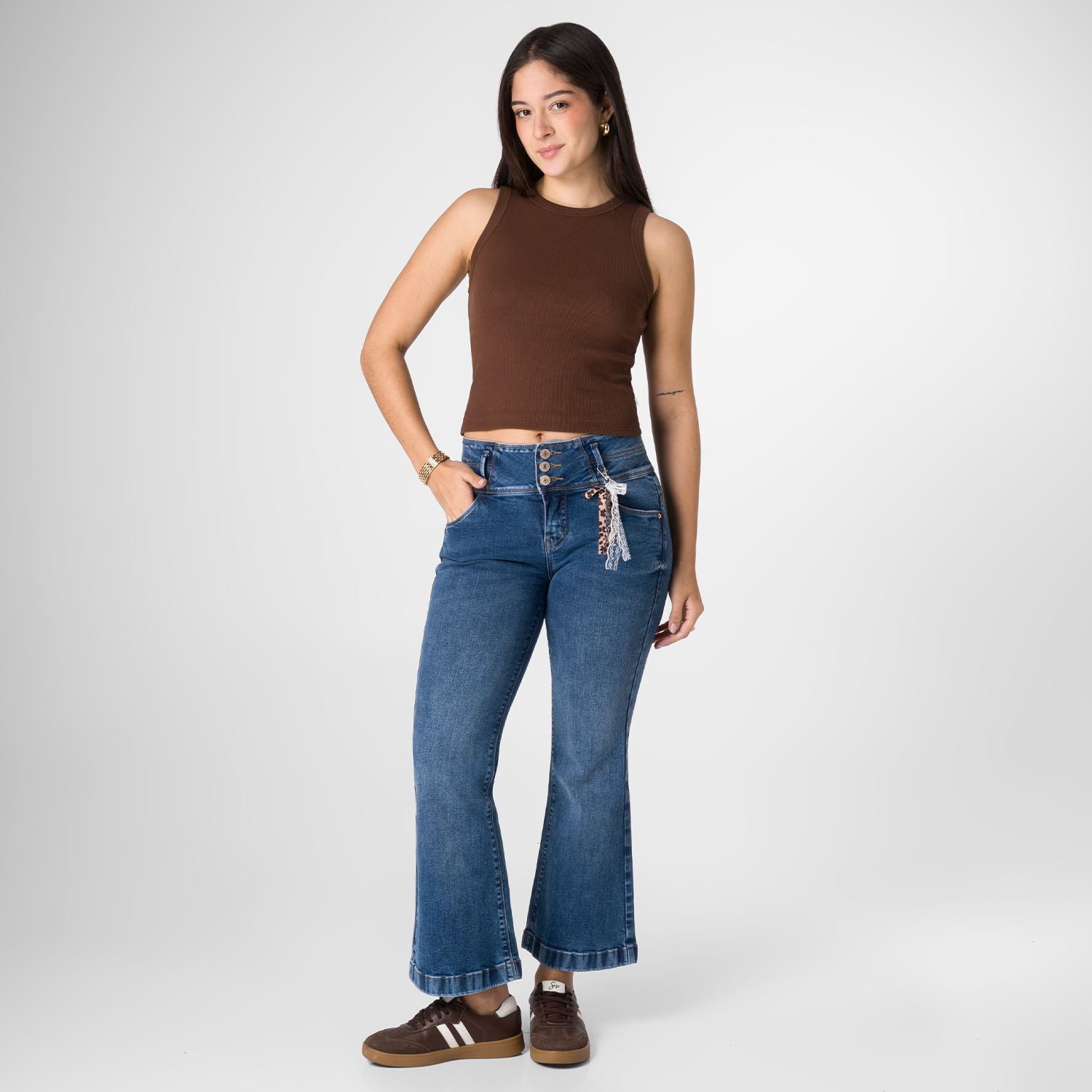 Jean Mujer Lexih Squeeze Wide Leg Azul 32