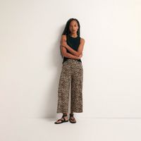 Polo Mujer Sfera Fluido Estampado Boto Marron