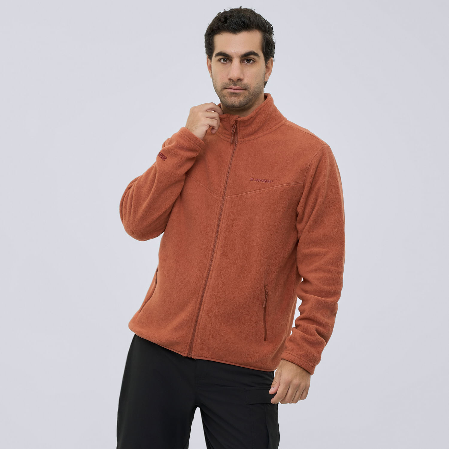 Polera Deportiva Hombre Micropolar Hi-Tec Lacre L