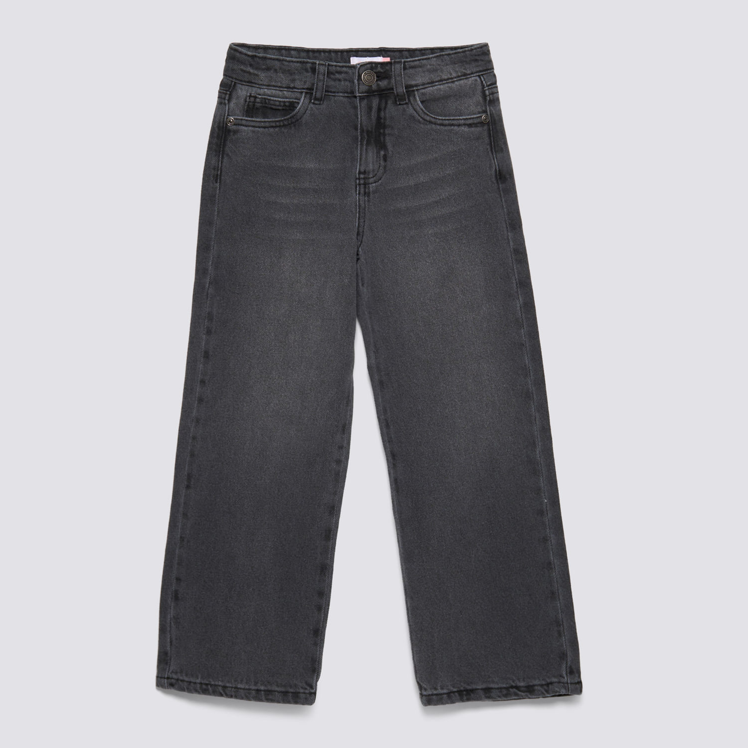 Jean Niña Pocket Foil Heart Circus Negro Talla 10