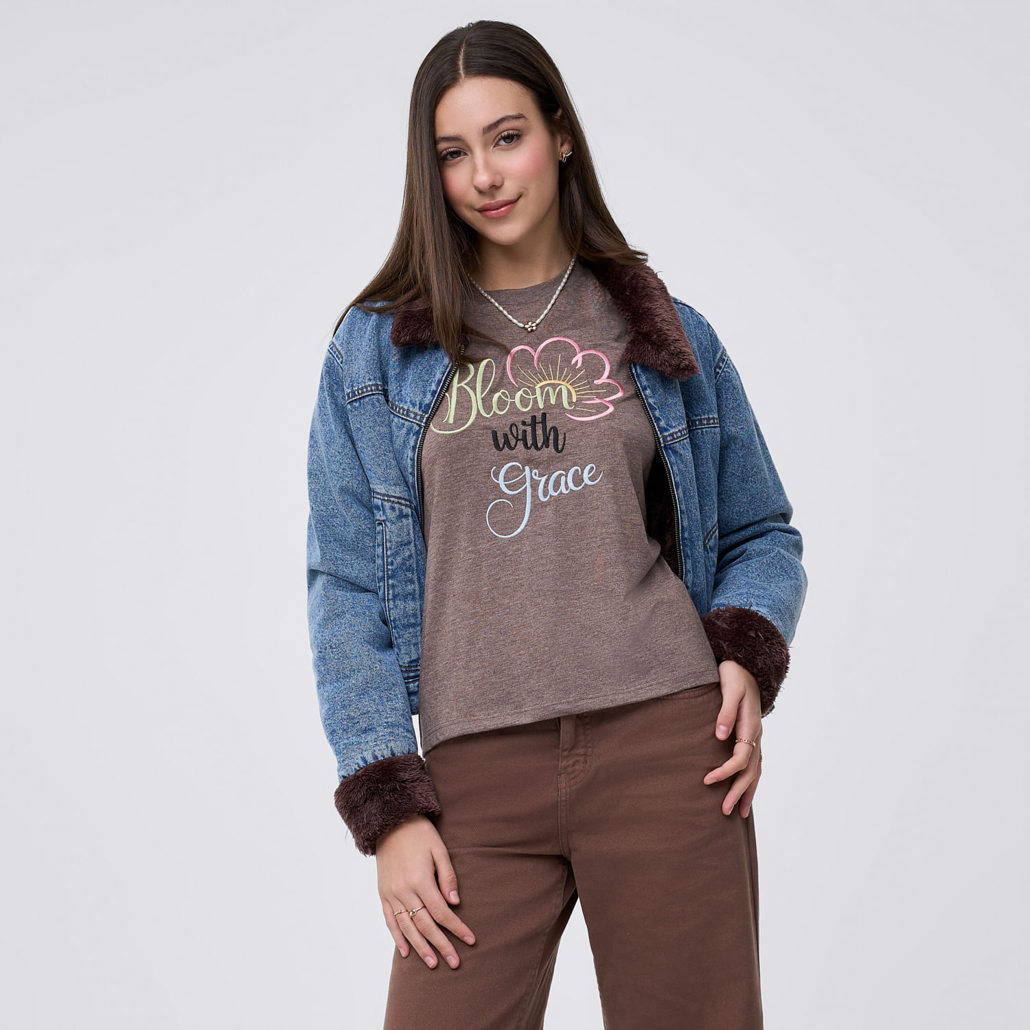 Polo Mujer Aerie 5 Amc Marrón M