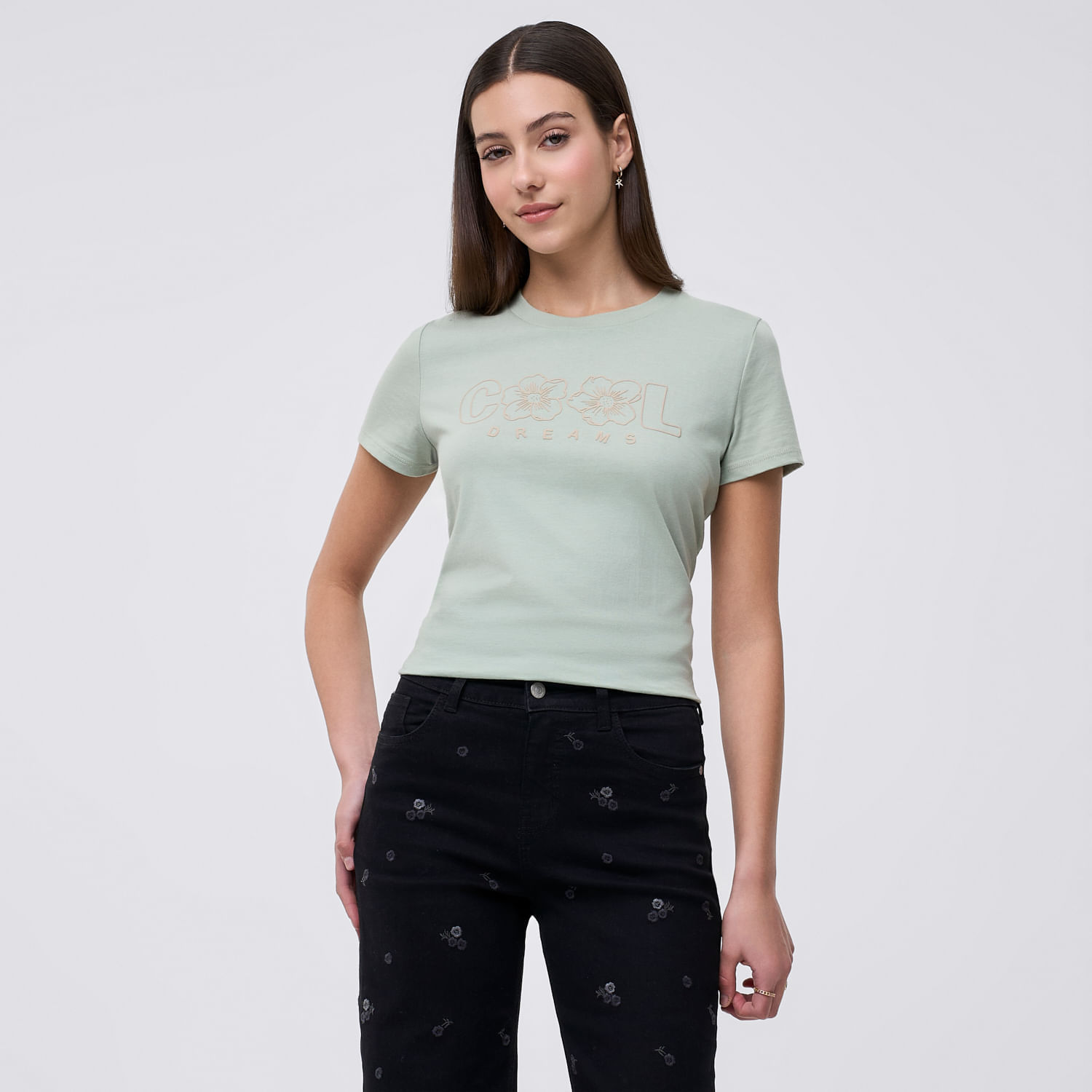 Polo Mujer Aerie 5 Amc Verde Agua S