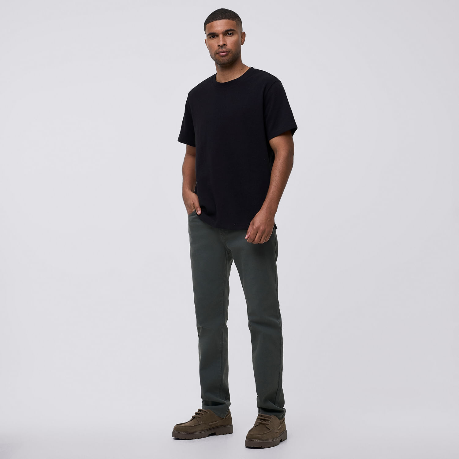 Pantalón Hombre 5 Bolsillos Malabar Verde Talla 36