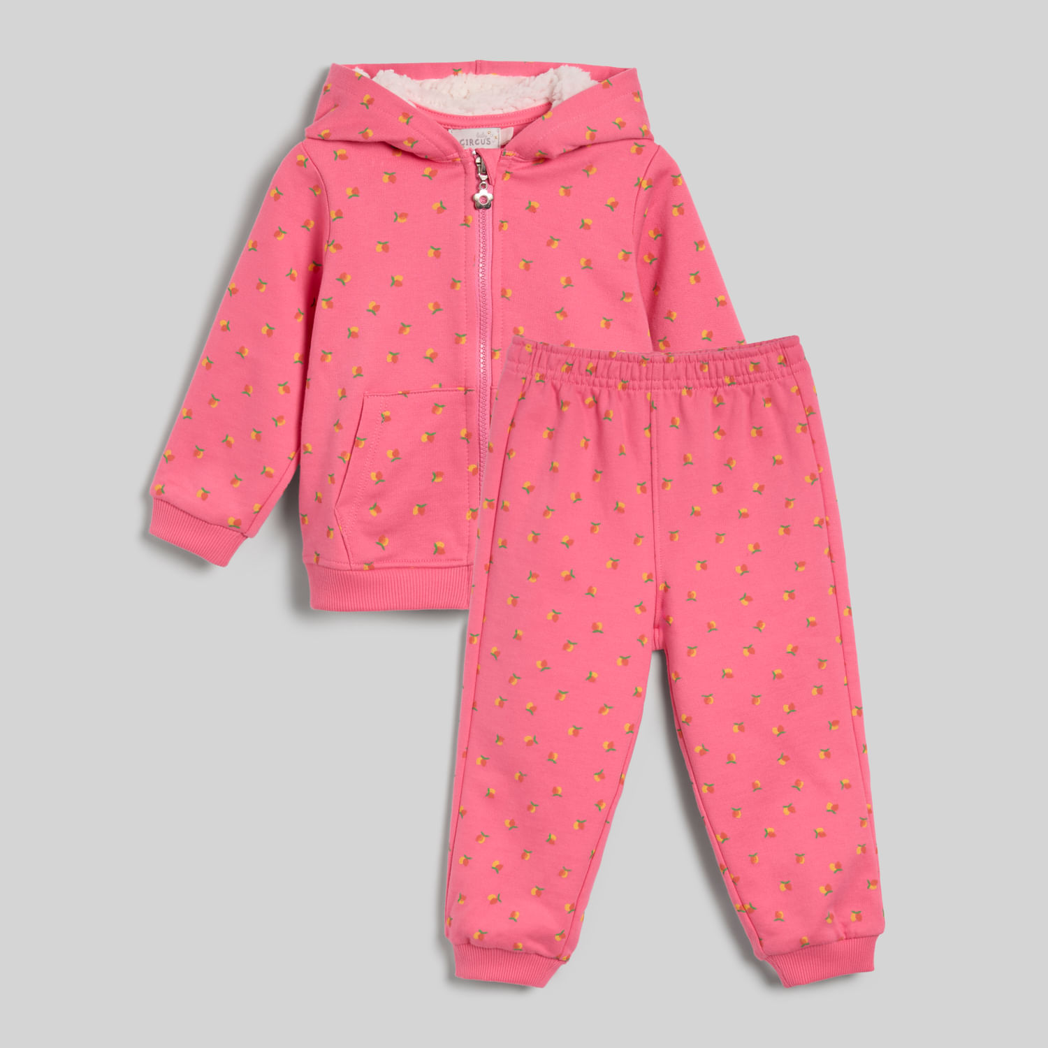 Buzo Para Bebe Niña Fz Print Baby Circus Rosado Talla 12M