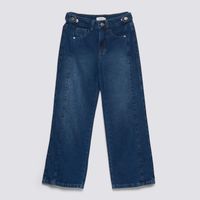 Jean Teen Niña Wide Leg Pretina Zubito
