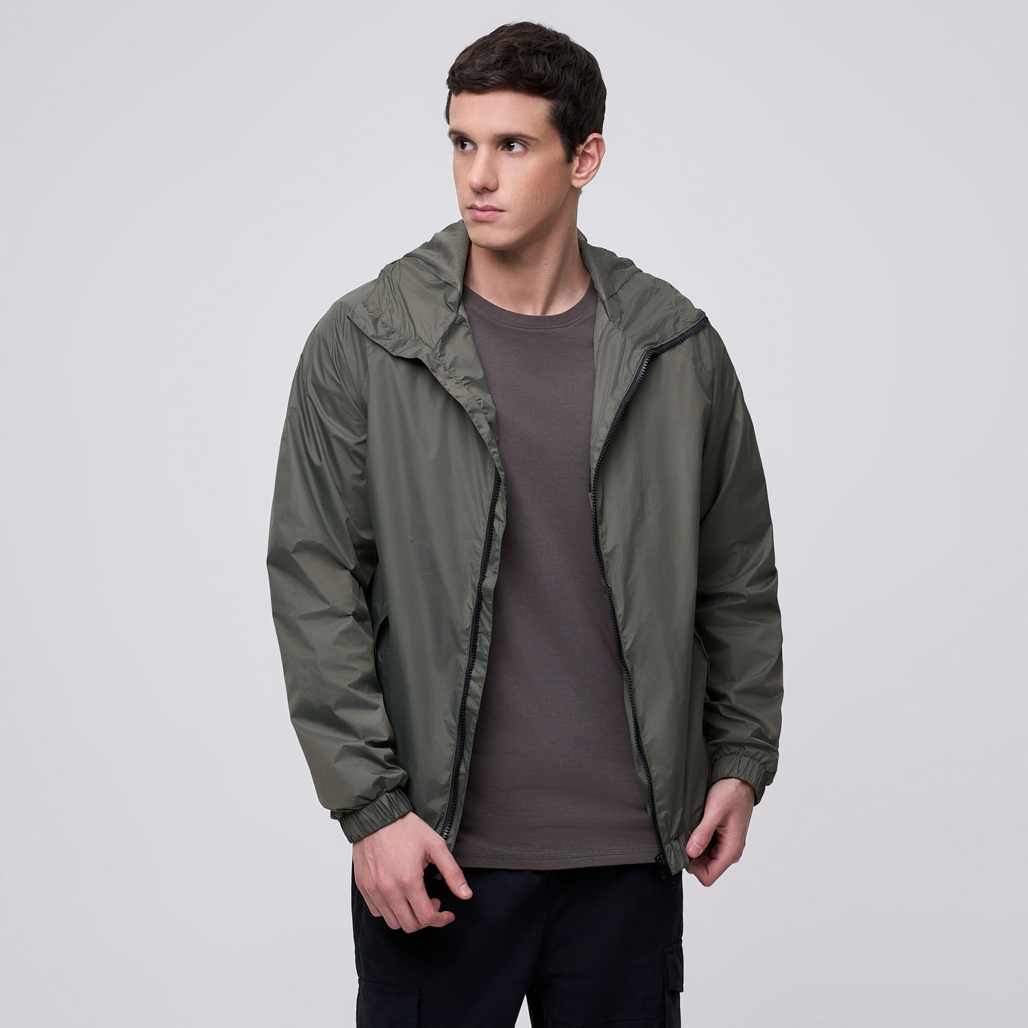 Casaca Hombre Cortaviento Amc Verde Talla S