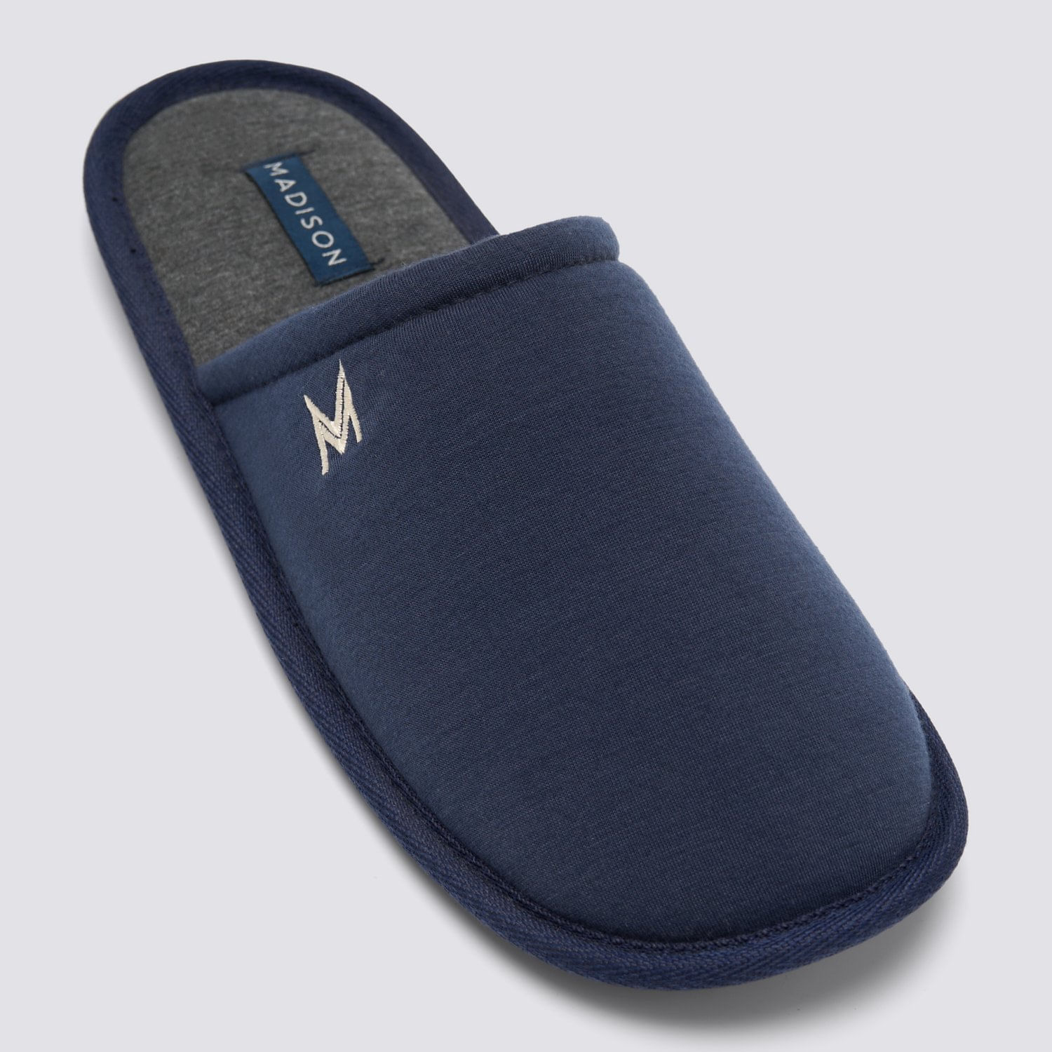 Pantufla Hombre Basica Madison Azul Talla S/M