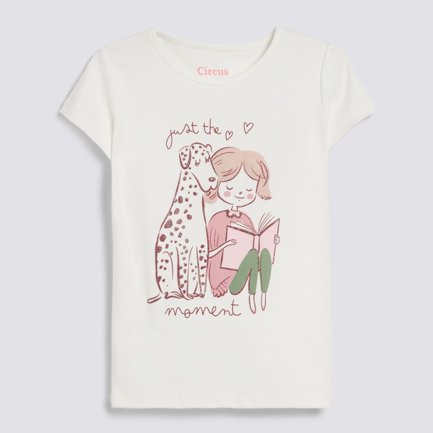 Polo Manga Corta Niña Gamuzado Circus Ecru Talla 6