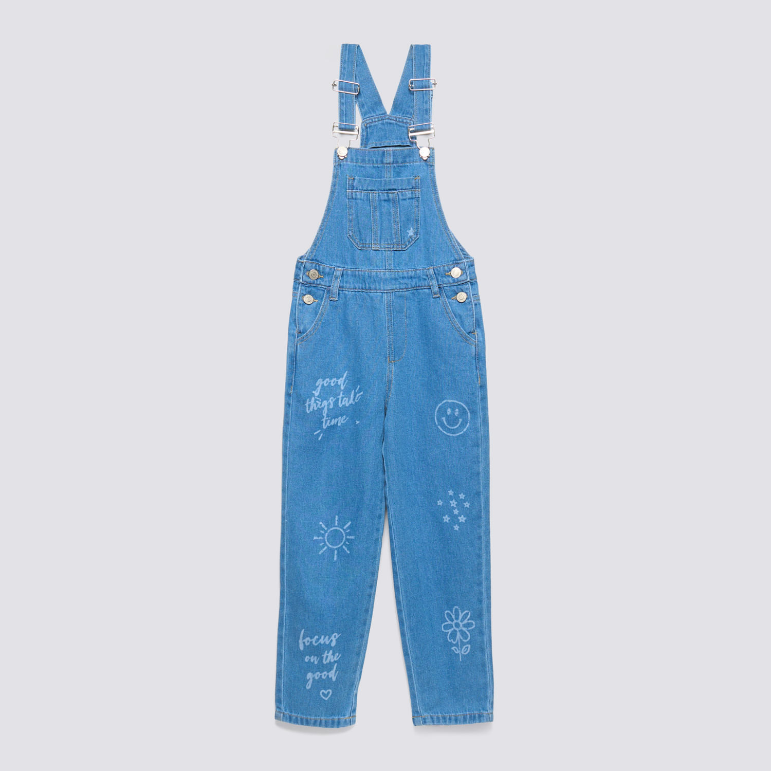 Jumper Pantalón Niña Laser Graffiti Circus Celeste Talla 6