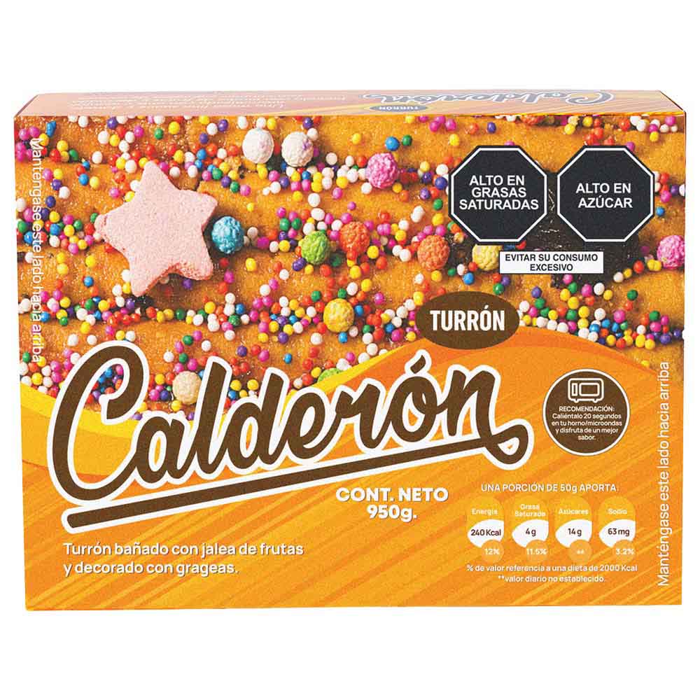Turrón CALDERÓN Caja 950g