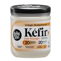 Yogurt Griego DANLAC Estilo Kéfir Sabor Mango Frasco 420g